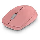 Rapoo Mouse Optic, wireless, M100, fara fir, 1300dpi, Multi-Mode, Roz