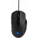 Gembird Mouse gaming RX500, cu fir, RGB, laser, 7200dpi, Negru