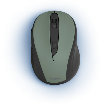 Mouse Hama Mouse fara fir, MW-400 V2, 6 butoane, Ergonomic, USB, 1600dpi, Verde