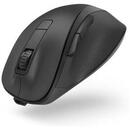 Mouse wireless fara fir, optic, MW-500, reincarcabil, 1600dpi, Negru