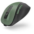 Mouse wireless fara fir, optic, MW-500, reincarcabil, 1600dpi, Verde