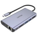 UNITEK UNITEK uHUB S7 USB 3.2 Gen 1 (3.1 Gen 1) Type-C Grey