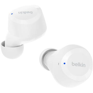 Belkin SoundForm Bolt Headset TWS Wireless Bluetooth 5.2  Alb
