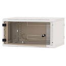 Triton Cabinet rack 9U/400, Otel inoxidabil/Sticla