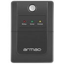 Armac UPS ARMAC HOME LITE LINE-INT 2X230V  PL USB-B H650E/LEDV2