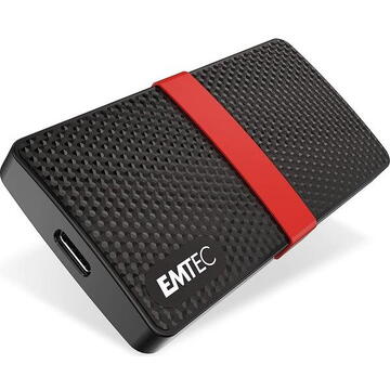 SSD Extern EMTEC X200 2TB USB 3.2 Gen2 Portable 4K Negru