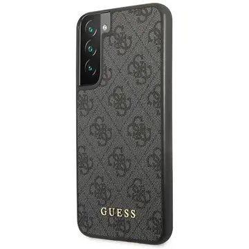Husa Guess GUHCS23SG4GFGR S23 S911 grey/grey hardcase 4G Metal Gold Logo