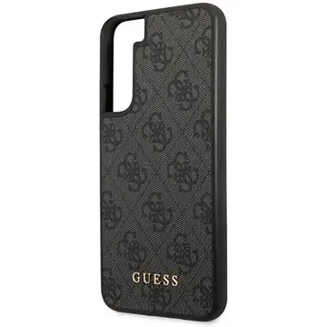 Husa Guess GUHCS23SG4GFGR S23 S911 grey/grey hardcase 4G Metal Gold Logo