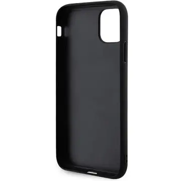 Husa Karl Lagerfeld KLHCN613DRKHNK iPhone 11 / Xr 6.1" black/black hardcase Rubber Choupette 3D