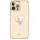 KINGXBAR Kingxbar Wish Series silicone case with crystals for iPhone 15 Pro - gold
