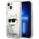 Karl Lagerfeld KLHCP14MLNHCCS iPhone 14 Plus 6.7" silver/silver hardcase Glitter Choupette Head