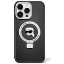 Karl Lagerfeld Karl Lagerfeld Ring Stand Karl Head MagSafe Case for iPhone 15 Plus / 14 Plus - Black