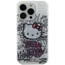 Hello Kitty Hello Kitty IML Kitty On Bricks Graffiti case for iPhone 15 - white