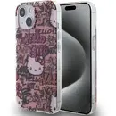 Hello Kitty Hello Kitty IML Tags Graffiti case for iPhone 15 - pink