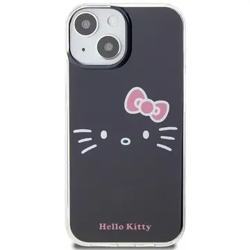 Husa Hello Kitty IML Kitty Face case for iPhone 15 - black