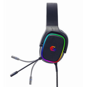 Casti Gembird Gaming-Headset-Surround USB, Negru