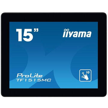Monitor LED Iiyama TF1515M -Touch, HDMI+DP, Negru