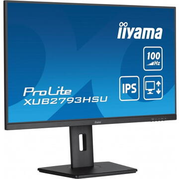 Monitor LED Iiyama XUB2793HSU-B6 16:9  HDMI+DP+2xUSB IPS, Negru