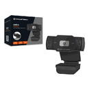 Webcam AMDIS 1080P Full HD Webcam+Microphone, Negru