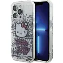 Hello Kitty IML Kitty On Bricks Graffiti case for iPhone 14 Pro Max - white