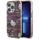 Hello Kitty Hello Kitty IML Tags Graffiti case for iPhone 14 Pro Max - pink