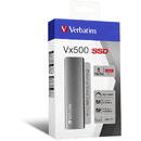 Verbatim SSD extern Store n Go Vx500, 1TB, USB 3.1, Argintiu