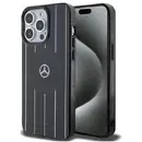 MERCEDES Mercedes Double Layer Crossed Lines MagSafe case for iPhone 15 Pro - black