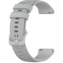 Techsuit Curea pentru Samsung Galaxy Watch 4/5/Active 2, Huawei Watch GT 3 (42mm)/GT 3 Pro (43mm) - Techsuit Watchband 20mm (W006) - Gray