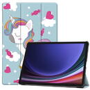 Techsuit Husa pentru Samsung Galaxy Tab S9 / S9 FE - Techsuit FoldPro - Unicorn
