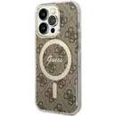 Guess Guess GUHMP14LH4STW iPhone 14 Pro 6.1" brown/brown hardcase 4G MagSafe