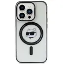 Karl Lagerfeld Karl Lagerfeld IML Choupette's Head MagSafe case for iPhone 15 Pro - transparent