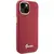 Husa Guess silicon Script Metal Logo & Frame pentru iPhone 15 – roșu
