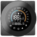 SmartWise Termostat inteligent WiFi SmartWise, compatibil cu aplicația COLOR eWeLink, tip „B” (16A), panou frontal negru, afișaj tactil color