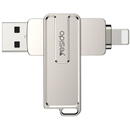 Yesido Yesido - Memory Stick (FL16) - OTG, USB, Lightning, 5Gbps, 128GB - Silver