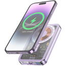 Hoco Baterie Externa pentru iPhone, PD20W, 5000mAh - Hoco Ice Crystal (Q14) - Purple