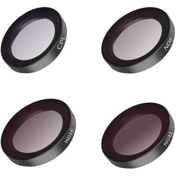 Lens filter Set CPL/ND8/ND16/ND32 Telesin for Insta360 GO3