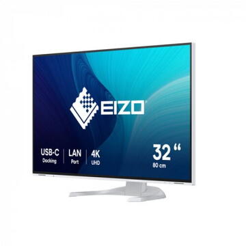 Monitor LED Eizo 31.5" EV3240X-WT 16:9 4K HDMI+DP+USB-C IPS Alb