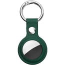 Techsuit Husa pentru AirTag - Techsuit Secure Leather Holder (SLH1) - Green