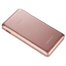 Slim S10000 10000MAH,  Li-pol, 1xMicro-USB | 1xUSB 2.0, roz