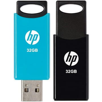 Memorie USB HP Pendrive 32GB USB 2.0 TWINPACK