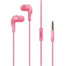 Energizer Wired headphones 3,5 mm jack pink