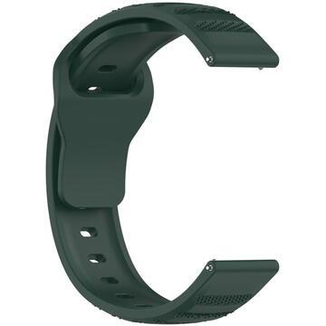 Curea pentru Samsung Galaxy Watch 4/5/Active 2, Huawei Watch GT 3 (42mm)/GT 3 Pro (43mm) - Techsuit Watchband (W050) - Green