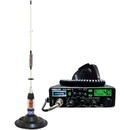 Kit Statie radio CB President WALKER II ASC + Antena CB PNI ML70, lungime 70cm, 26-30MHz, 200W
