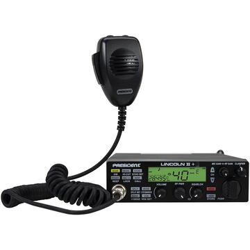Statie radio Kit Statie radio CB President LINCOLN II + Antena CB PNI ML70, lungime 70cm, 26-30MHz, 200W