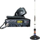Kit Statie radio CB President TAYLOR IV ASC + Antena CB PNI ML70, lungime 70cm, 26-30MHz, 200W