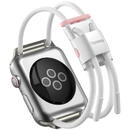Baseus Curea Baseus Let's Go pentru Apple Watch 3/4/5 38 mm / 40 mm (alb și roz)