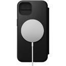Nomad Husa telefon din piele naturala Nomad MagSafe Rugged Folio, negru- iPhone 12 Pro Max