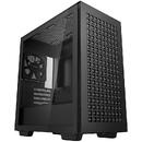 Deepcool Carcasa CH370, Fara Sursa, MiddleTower, mATX, 120 mm, Negru