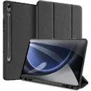 Dux Ducis Domo eco-leather case with stand for Samsung Tab S9 FE+ - black