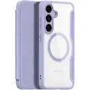 Dux Ducis Skin X Pro case for Samsung S24 with magnetic ring and flap - purple